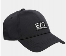 EA7  Emporio Armani 240140 4R100 Tain Core Rubberised Patch Logo Baseball Cap
