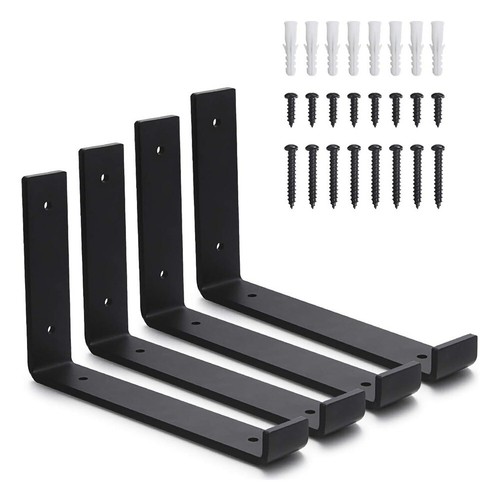 Pack rustic shelf brackets - 4/8,