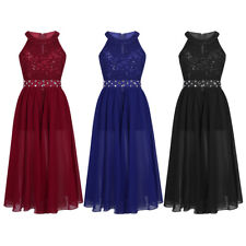 Girls Romper Pageant Dance Ball Gown Maxi Dress Birthday Photoshoot Floral Lace