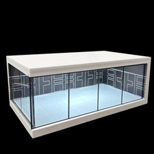 1:64 Diorama Car Garage Model Lighting Mini Cars Showroom Display Scene Gift UK