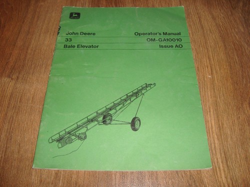 John deere operators - operators, manual
