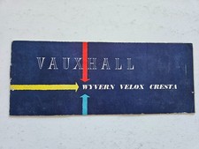 VAUXHALL WYVERN VELOX CRESTA SALES BROCHURE 1956