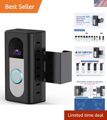 Black anti theft doorbell - anti-theft,