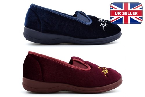 Womens wide fit slippers - womens,