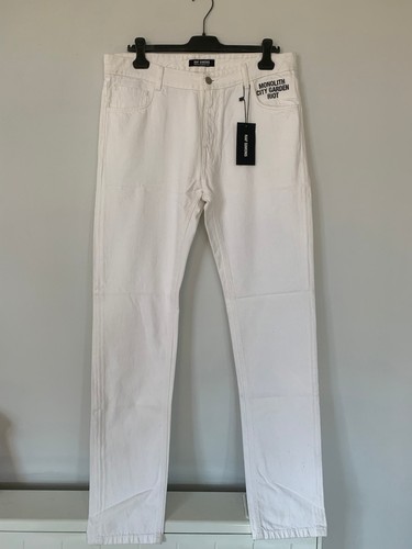 Raf simons white jeans - raf,