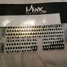 Golden fish scales. MINX PROFESSIONAL NAIL WRAPS one used  SALON QUALITY 