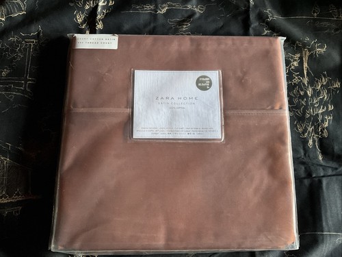 Zara home flat satin sheet - satin,