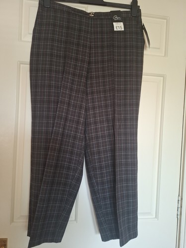 Ladies check trousers classic - check,