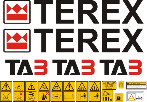 Terex ta3 dumper - terex, set