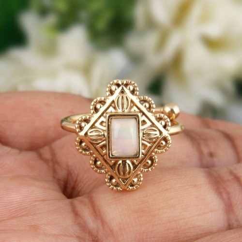 Ethiopian opal gold plated - ethiopian,