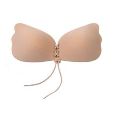 Low Back Bandeau Sticky Strapless Bras Stick On Bra Push Up Backless Bra