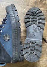 Travel Fox Canvas rubber soles trainers walking boots sneaker UK9 EU43 dark blue