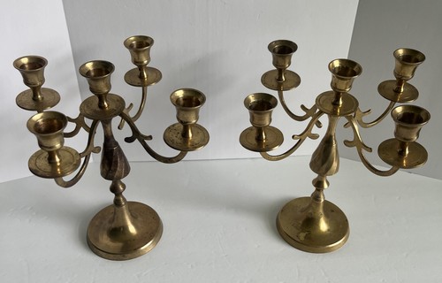 Vintage solid brass - vintage, set