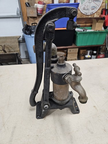 Antique cast iron brass - cast, &