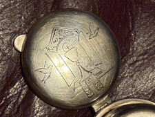 Antique Sterling Silver Pyx