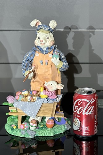 Large easter bunny figurine - large,