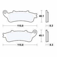 TRW Brake Pads Rear Sintered