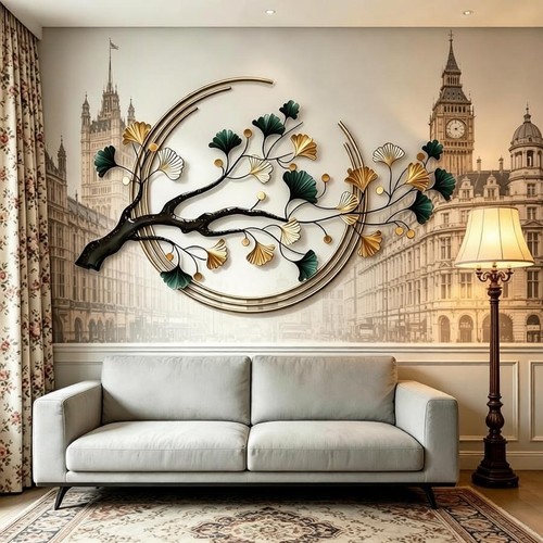 Metal flower wall art - flower,