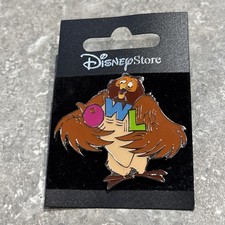 DISNEY STORE UK OWL NAME PIN