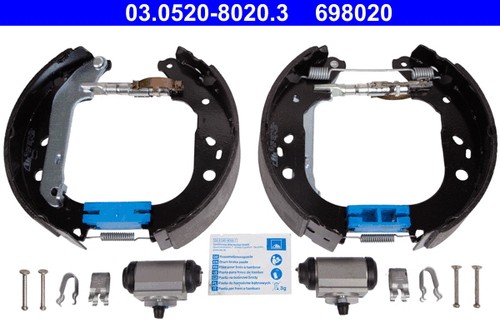 Rear brake shoe set fits - fits:, ford
