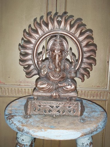 Vintage bronze coloured - coloured, metal