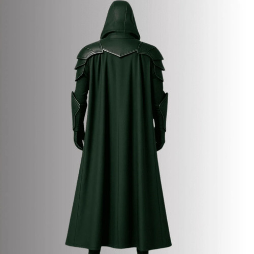Women dark green leather - green,