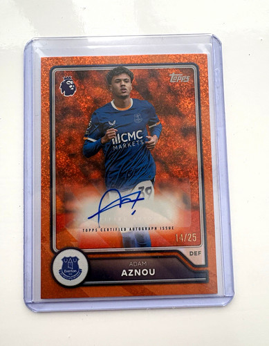 Topps adam aznou - aznou, everton