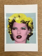 Banksy Original Kate Moss Postcard Crude Oils Exhibition London 2005 MINT
