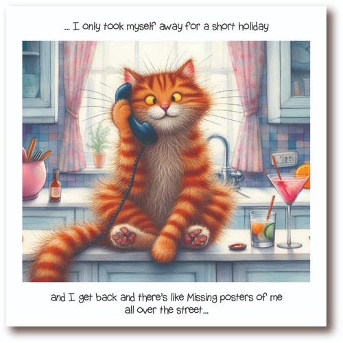 Birthday card missing - card,