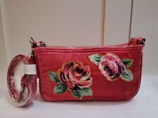 Pretty Velvet Cath Kidston Crossbody Bag With Roses New With Tags!! 