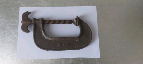 Engineers vintage g clamp - vintage, 3"