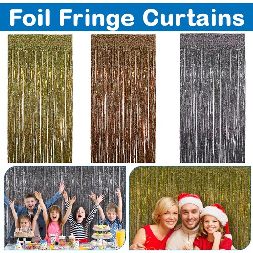 Foil fringe curtain tinsel - foil,