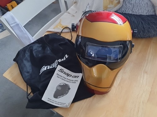 Snap iron man welding mask - iron,