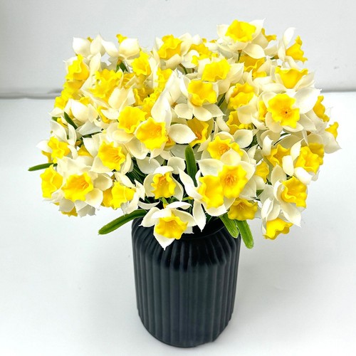 3pcs realistic daffodil flower - 3pcs,