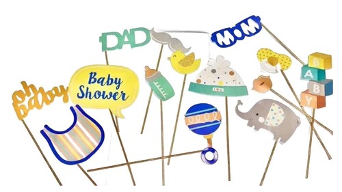 New baby shower party - party, selfie