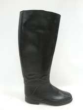 Loveson Black Riding Boots Size UK 6 Wide Calf Made in England Equestrian 