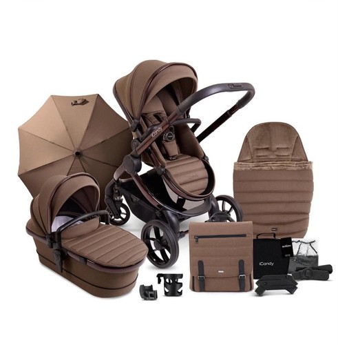 Candy peach coco pushchair - peach, 7