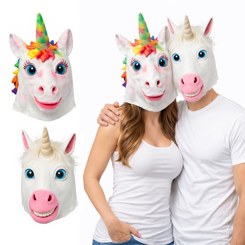 Unicorn face mask halloween - unicorn,