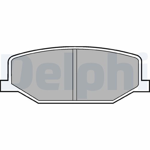 Delphi lp527 brake pad - lp527,
