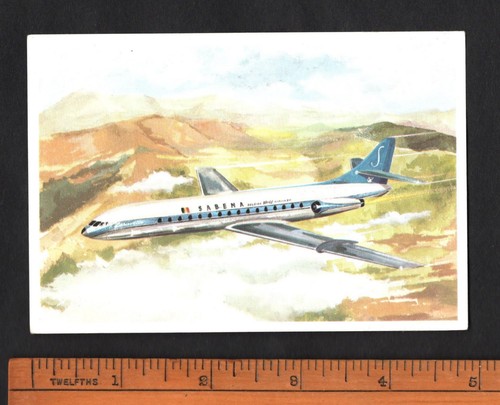 Sabena airlines caravelle jet - airlines,