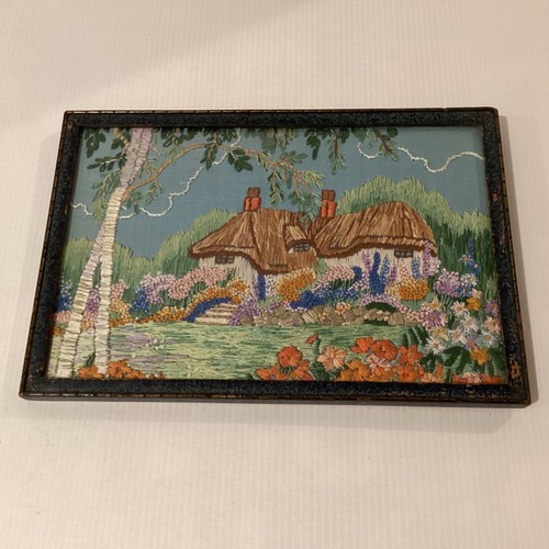 1940 embroidery picture - embroidery,