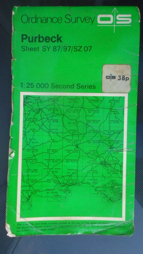 Ordnance map sy87etc 1970 - 2.5",