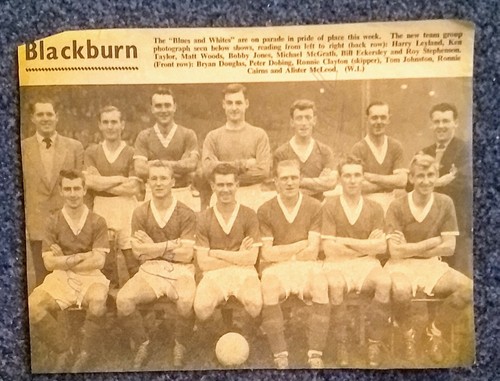 Blackburn rovers 1950s hand - blackburn,