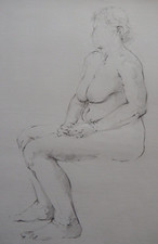 Pencil Life Drawing of a