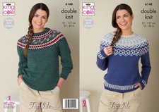 Ladies Knitting Pattern 6148
