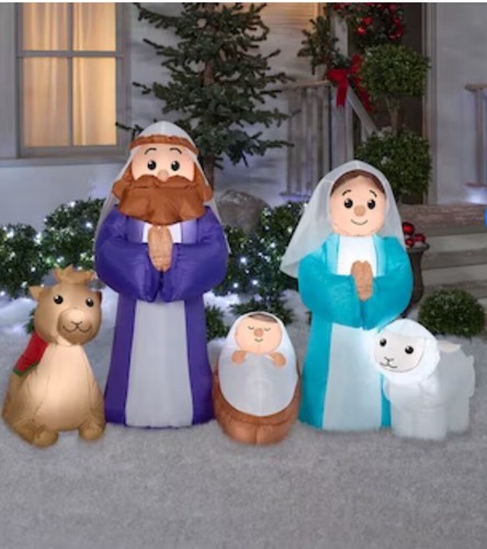 Holiday living nativity scene - nativity,