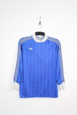 ADIDAS VENTEX 80'S VINTAGE LONG SLEEVE TEMPLATE FOOTBALL SHIRT,SIZE:MEDIUM
