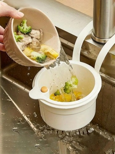 Sink hanging strainer basket - hanging,