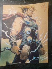 Thor Original Comic Fine Art