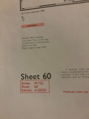 Vintage mod ordnance survey - mod,